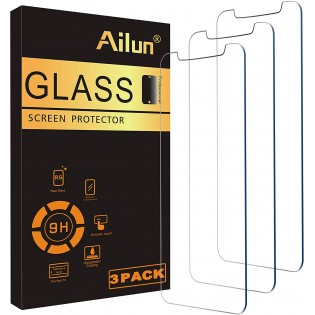 Ailun Glass Screen Protector Compatible for iPhone 11/iPhone XR, 6.1 Inch 3 Pack Tempered Glas